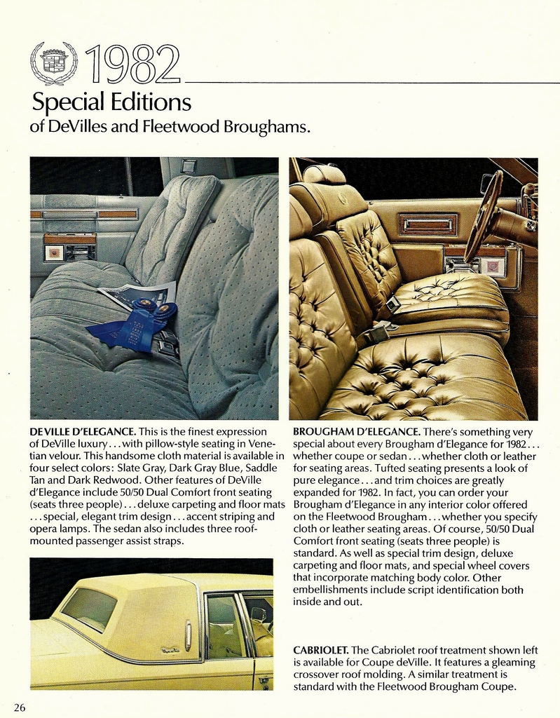 1982 Cadillac Prestige Brochure Page 29